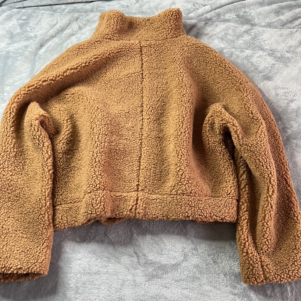 👋🎯NWOT FP We The Free Izzy Wrap Teddy Jacket Size Small - Picture 9 of 15